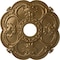 Ekena Millwork Rotherham Ceiling Medallion (Fits Canopies up to 3 1/2"), 18"OD x 3 1/2"ID x 1 1/2"P, Pale Gold CM17ROPAS - alternate 1